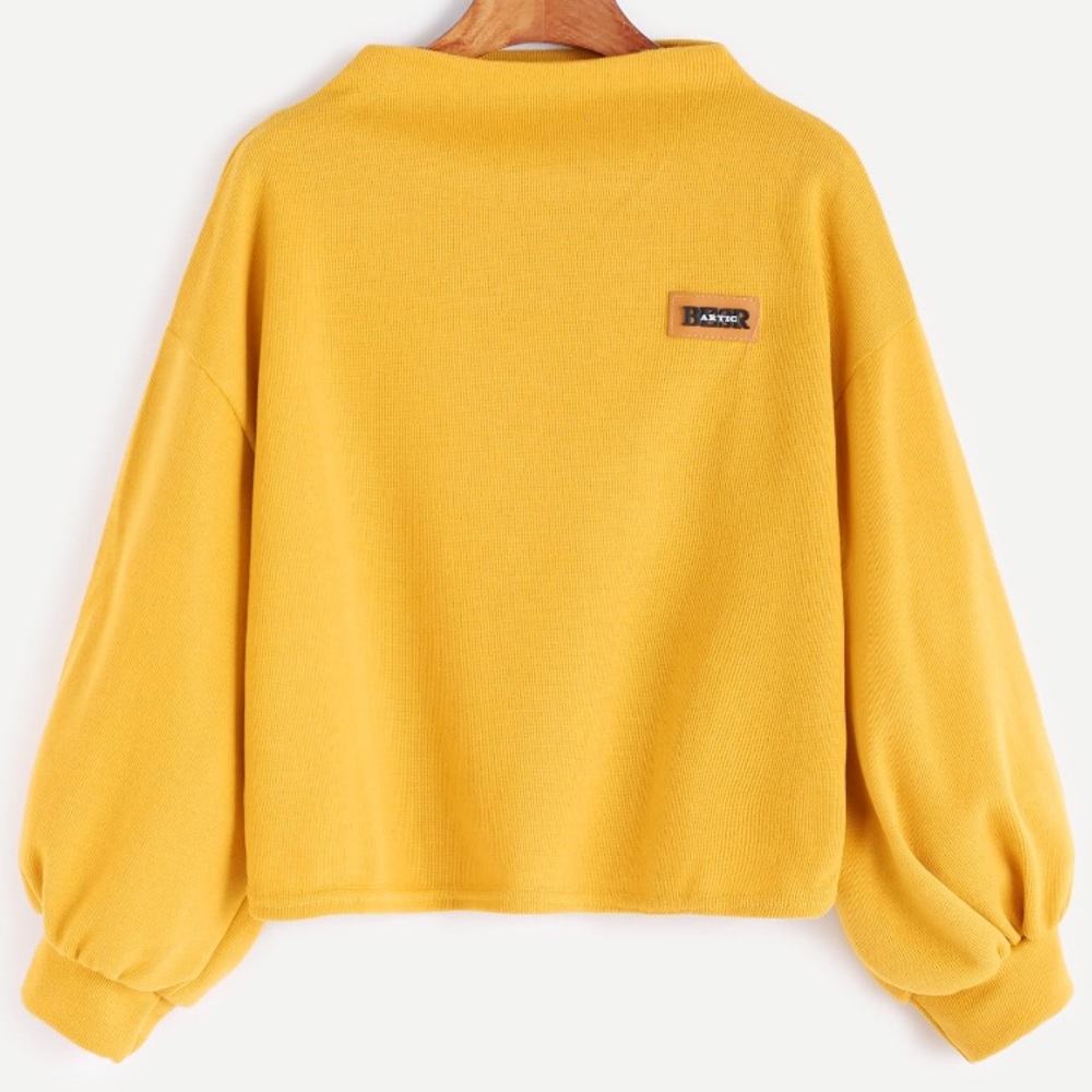 Funnel Neck Sweatshirt